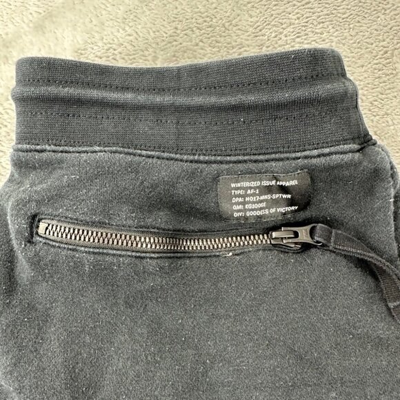 Nike AF1 Black Sweatpants Men’s Size L - Picture 15 of 16